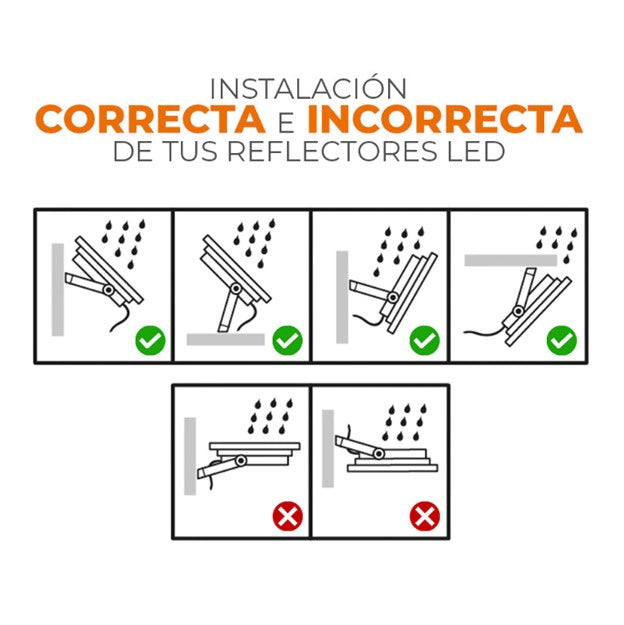 Reflector LED ZIBAL I 10W Luz cálida suave 3000K