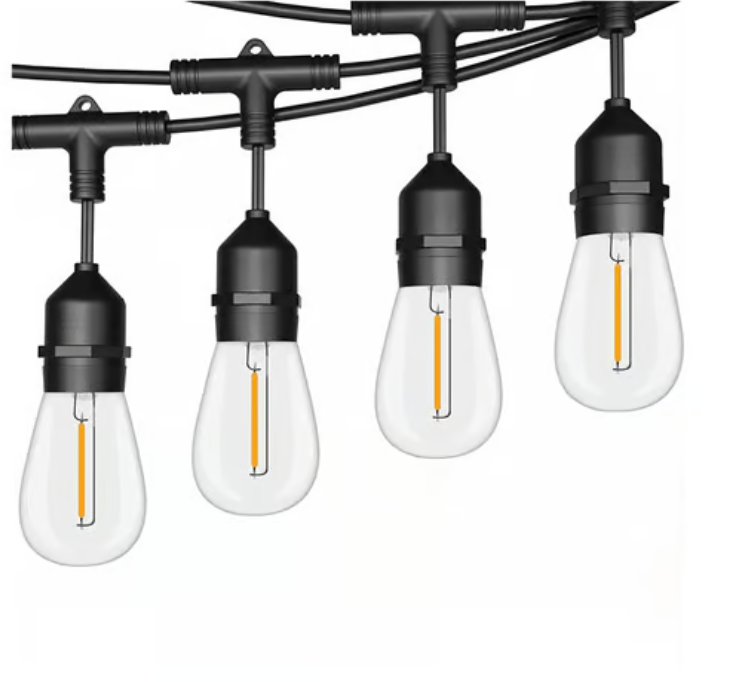 Guirnalda TECNOLITE Serie de 24 Luces LED 14,6 m, 24 W, Luz Cálida Suave 2700K