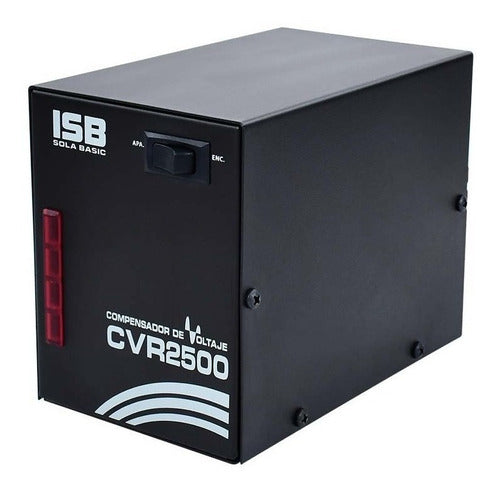 Regulador De Voltaje Sola Basic Cvr2500 2500va Entrada De 127v Y Salida De 104v - 127v Negro