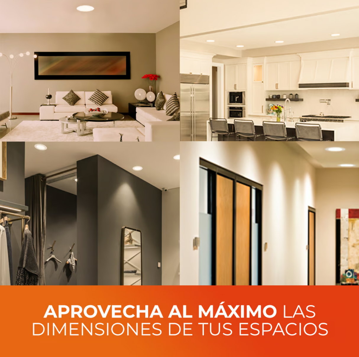 Spot empotrable satinado de techo TECNOLITE