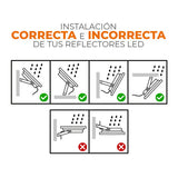 Reflector LED ZIBAL V 100W Luz fría 6500K