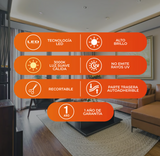 Tira LED TECNOLITE 5m 12W, Luz Suave Cálida 3000K