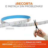 Tira LED TECNOLITE 5m 12W, Luz Suave Cálida 3000K