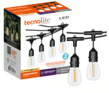 Guirnalda TECNOLITE Serie de 24 Luces LED 14,6 m, 24 W, Luz Cálida Suave 2700K