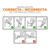 Reflector LED ZIBAL III 30 W Luz cálida suave 3000K