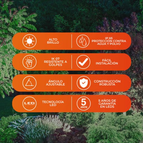 Reflector LED ZIBAL III 30 W Luz fría 6500K