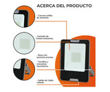Reflector LED ZIBAL III 30 W Luz fría 6500K