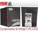 Regulador De Voltaje Sola Basic Cvr2500 2500va Entrada De 127v Y Salida De 104v - 127v Negro