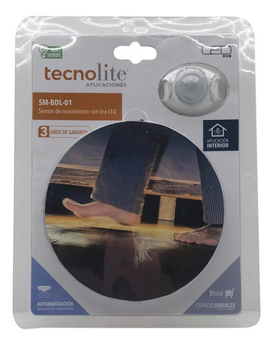 Tira Led Con Sensor De Movimiento Tecnolite Cálida suave 3500 K